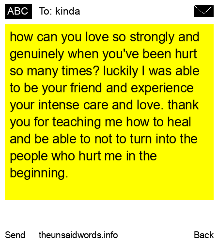 unsent message to kinda
