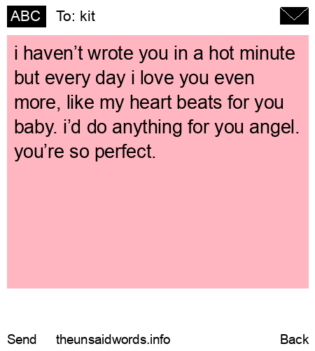 unsent message to kit