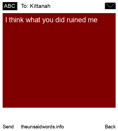 unsent message to Kittanah
