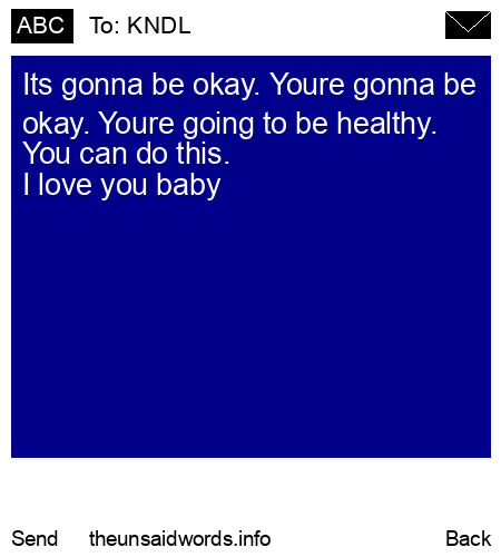 unsent message to KNDL
