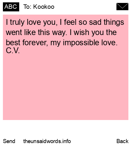 unsent message to Kookoo