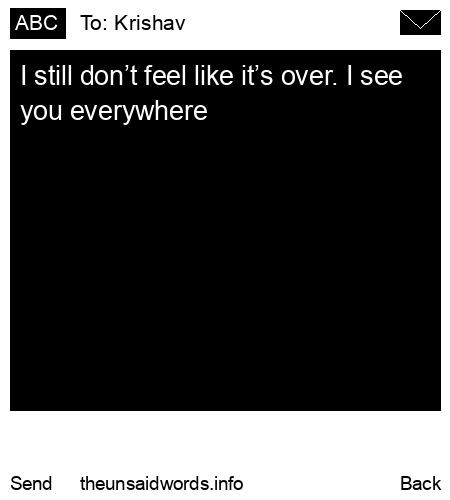 unsent message to Krishav 