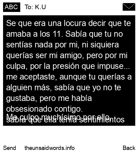 unsent message to K.U