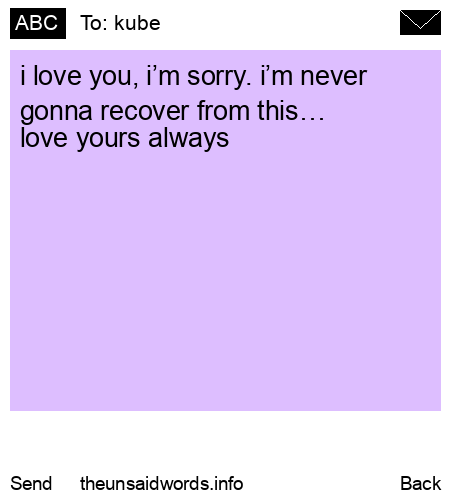 unsent message to kube