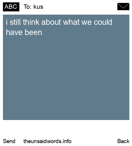 unsent message to kus
