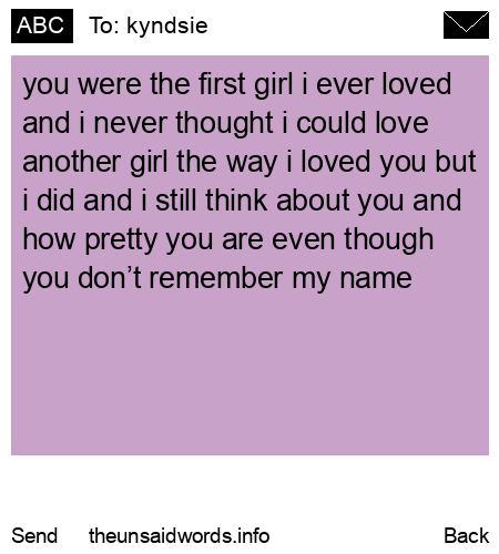 unsent message to kyndsie