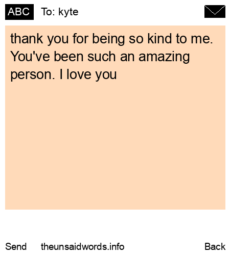 unsent message to kyte
