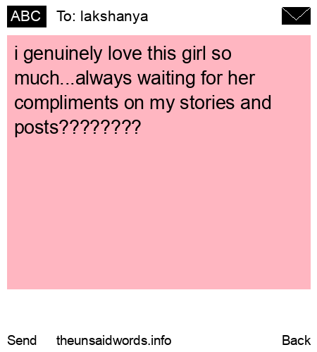 unsent message to lakshanya