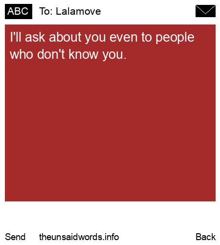 unsent message to Lalamove