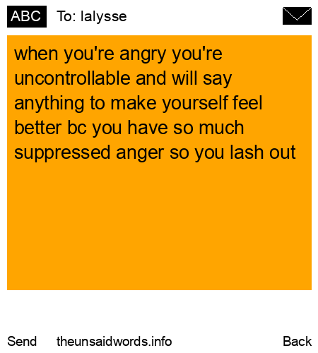 unsent message to lalysse