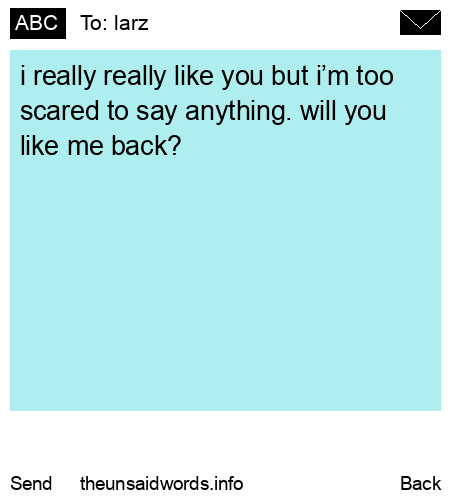 unsent message to larz