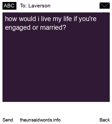 unsent message to Laverson 
