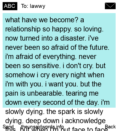 unsent message to lawwy