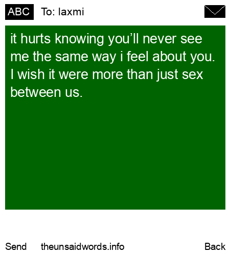 unsent message to laxmi