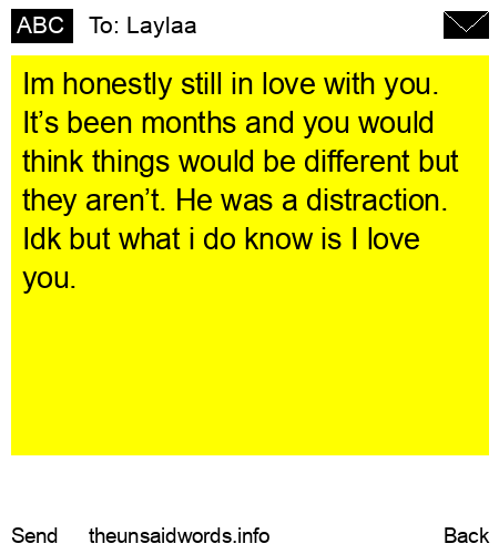 unsent message to Laylaa
