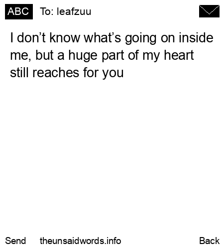 unsent message to leafzuu