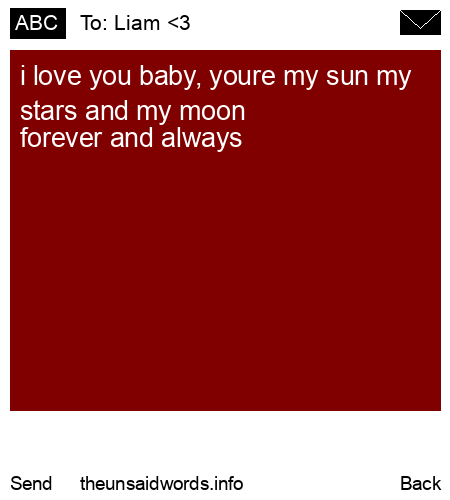 unsent message to Liam <3