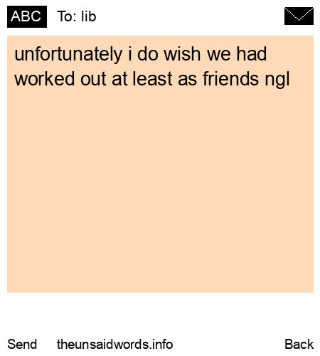unsent message to lib