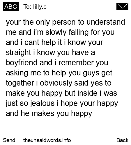 unsent message to lilly.c