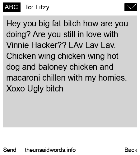 unsent message to Litzy
