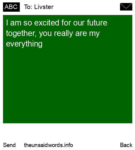 unsent message to Livster