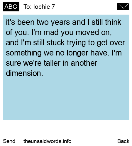 unsent message to lochie 7