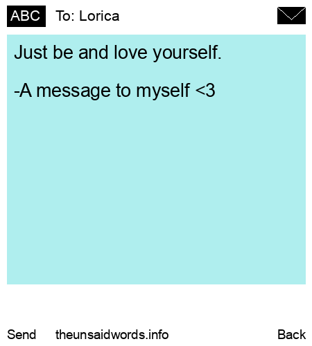 unsent message to Lorica