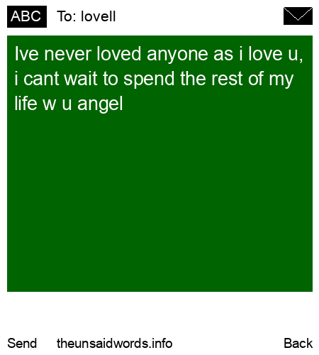 unsent message to lovell