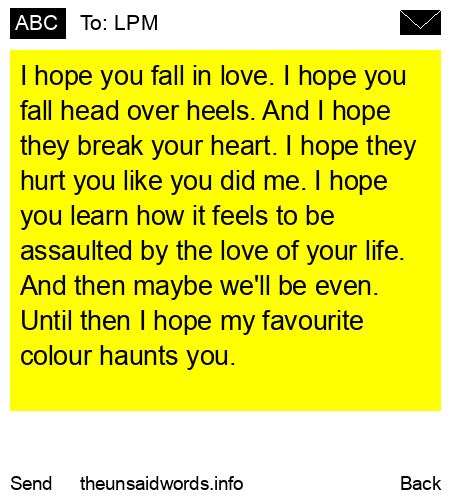unsent message to LPM