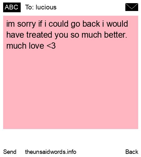 unsent message to lucious 