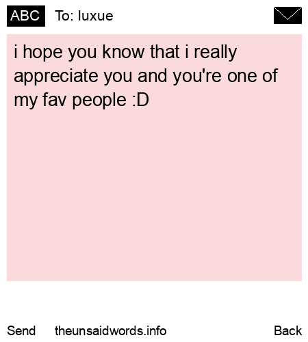 unsent message to luxue