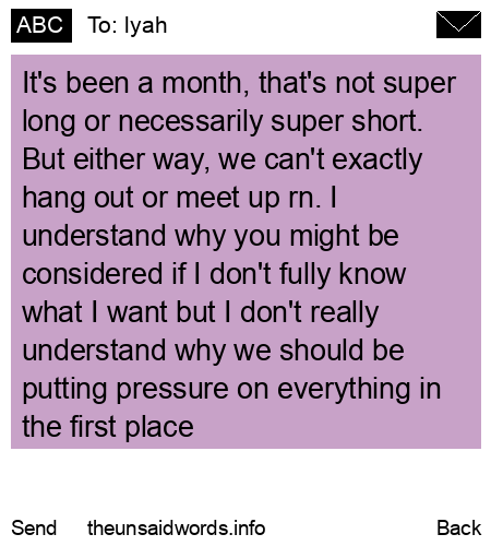 unsent message to lyah
