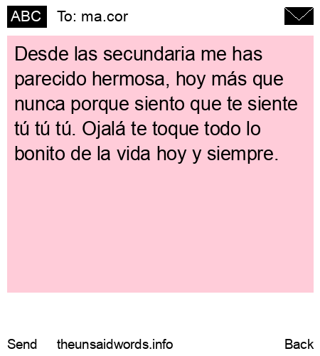 unsent message to ma.cor