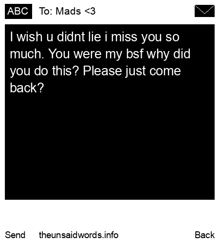 unsent message to Mads <3