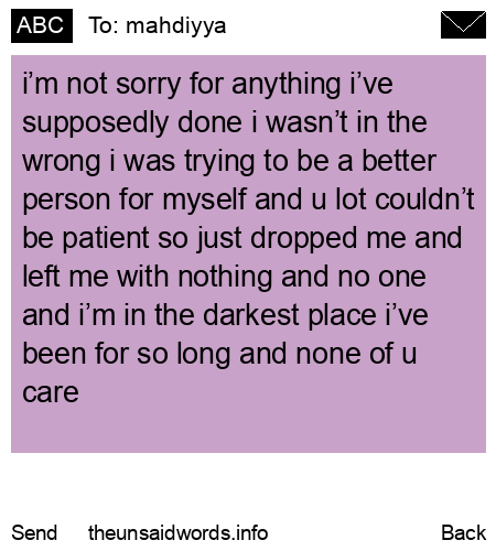unsent message to mahdiyya