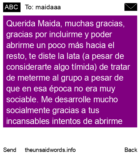 unsent message to maidaaa