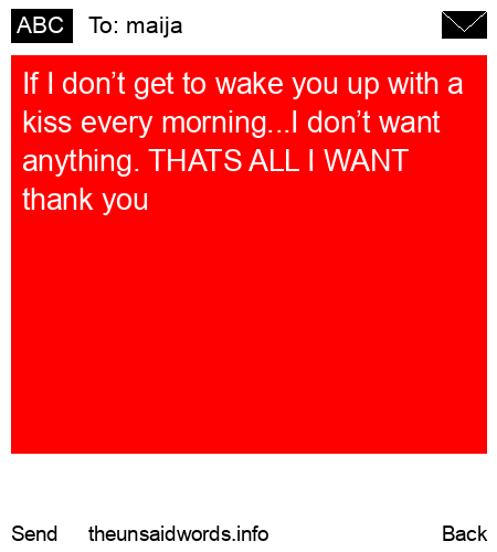 unsent message to maija