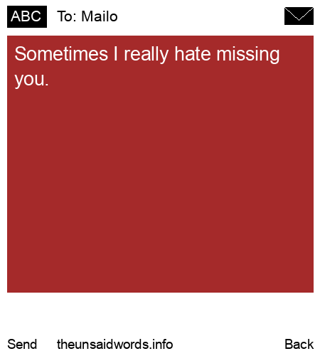 unsent message to Mailo