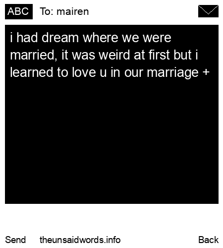 unsent message to mairen