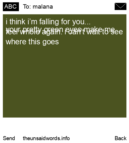unsent message to malana