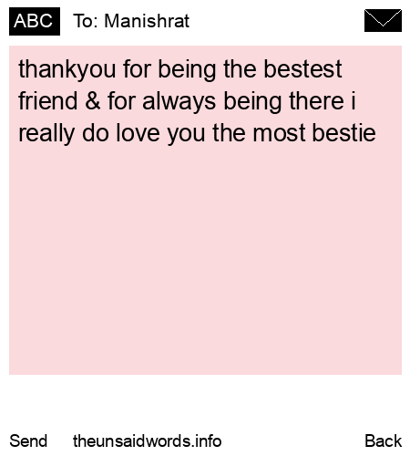 unsent message to Manishrat  