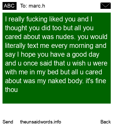 unsent message to marc.h