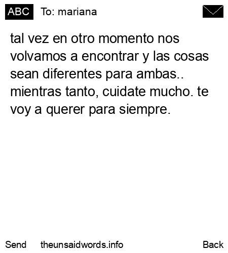 unsent message to mariana