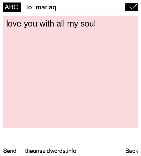 unsent message to mariaq