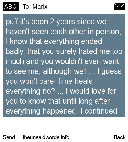 unsent message to Marix