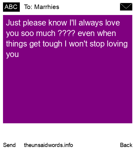 unsent message to Marrhies