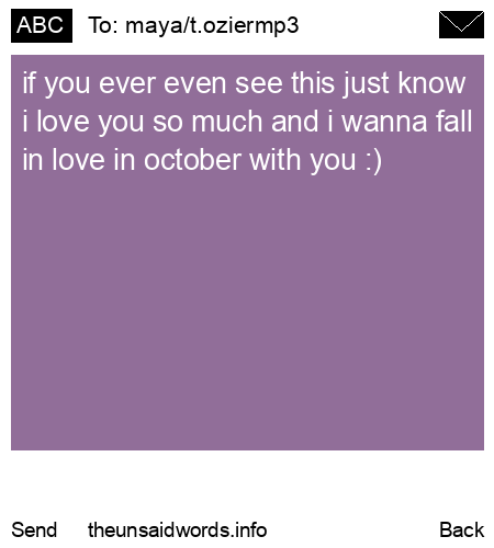 unsent message to maya/t.oziermp3