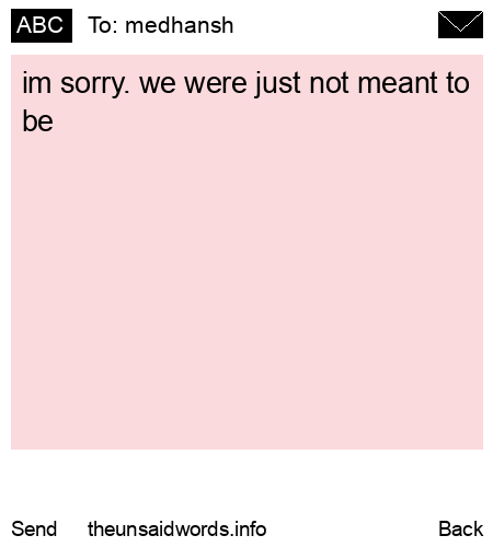 unsent message to medhansh