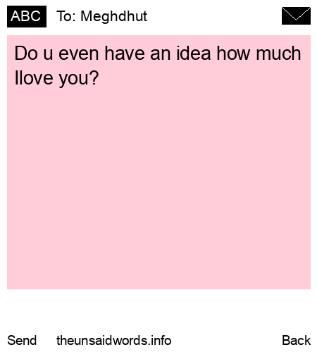 unsent message to Meghdhut