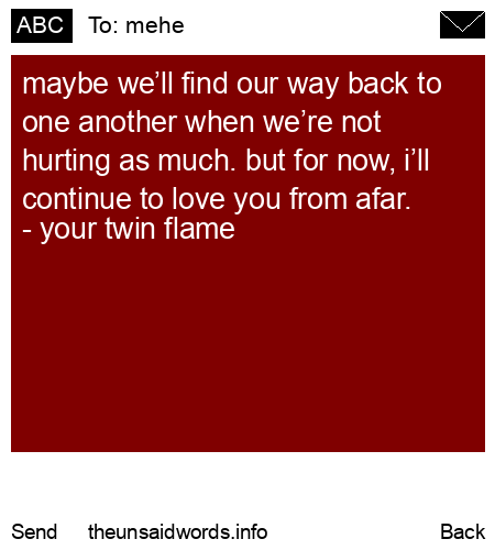unsent message to mehe